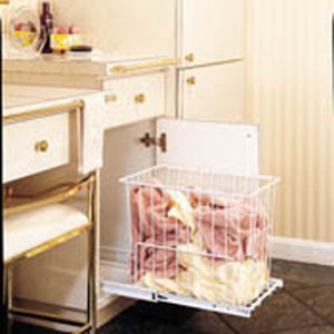 Hamper Bottom Mount with Removable Wire Bin HRV-1220-S