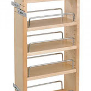 Pullout Organizer with Adjustable Wood Shelves 448-HP-523C