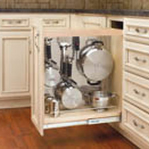 Pullout Organizer with Stainless Panel 444-BC-8SS