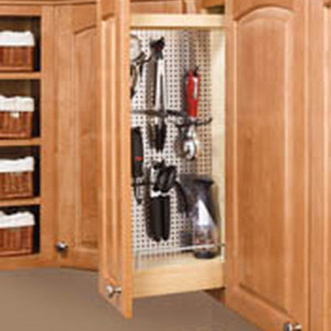 Pullout Organizer with Stainless Steel Panel 444-WC-5SS
