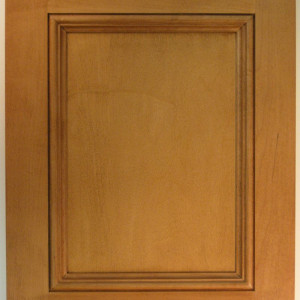 Wood Flat Panel with Applied Molding Cognac on Maple